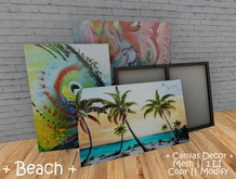 || When I'm Bored || Decor || 100% Mesh || Canvas || Beach