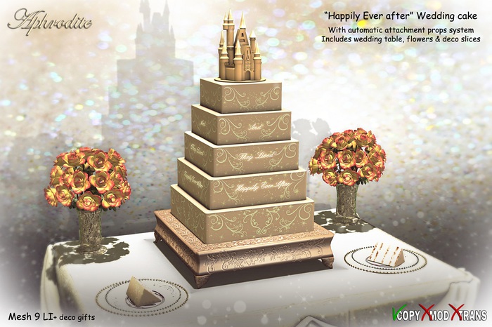 Aphrodite -Happily everafter- cake (Boxed, Copy)