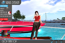 Sirius Design Crop Tank Top Boxed