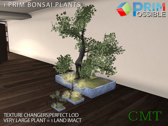 1 Prim Mesh Bonsai Tree Plant FULLPERM