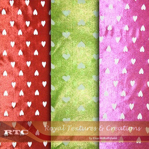 RTC- SPANDEX HEARTS TEXTURES-BOX