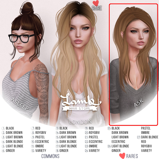 Lamb. Ask - Pastel Pack