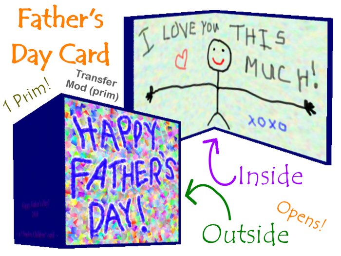 *Timeless Child* Openable Father's Day Card!