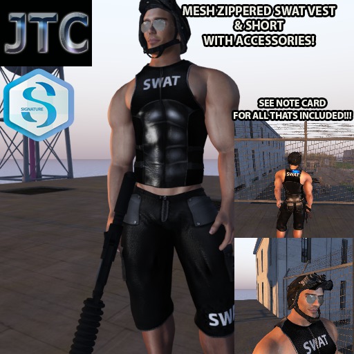 JTC OUTFIT SWAT EMERGENCY BLACK-SIG GIANNI[BOX]