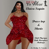RTW ELAISA SEQUIN RED