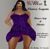 RTW ELAISA SEQUIN PURPLE