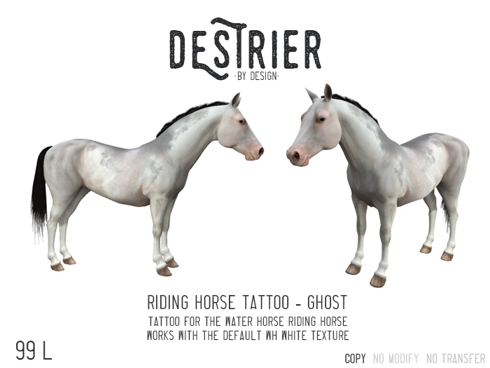 Destrier by Design - WHRH - Body Marking - Ghost
