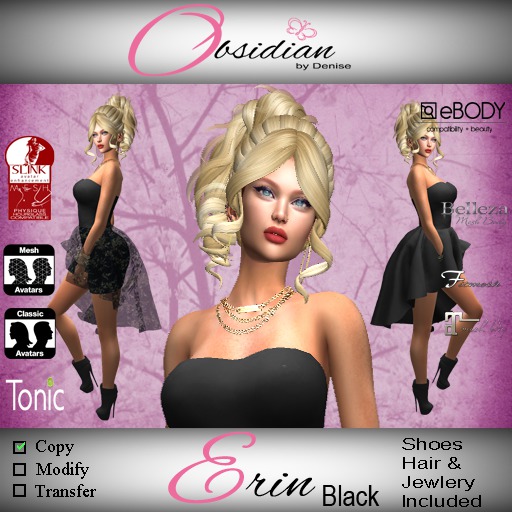 ::OBD:: Erin Black Complete Outfit  