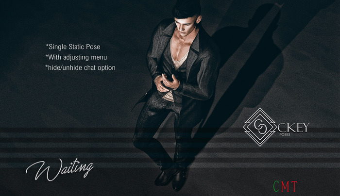 CKEY Poses - Waiting (Single Male Static Pose)