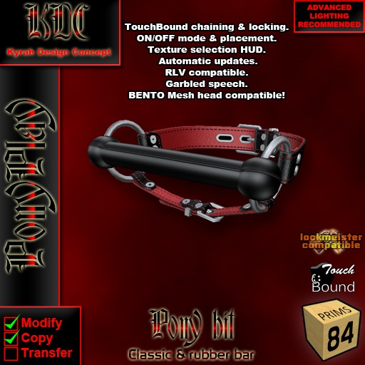 KDC PonyPlay Classic rubber bit