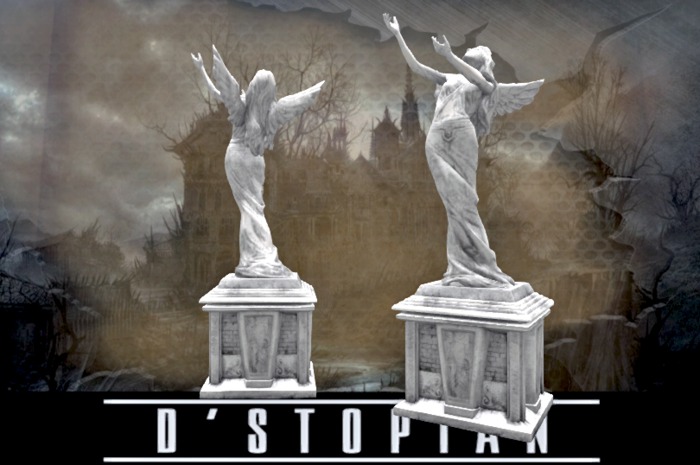 D'STOPIAN // Angel Statue (Marble) [BOXED]