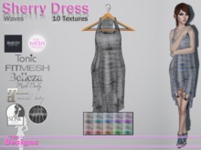 Sherry Dress With Hud Waves
