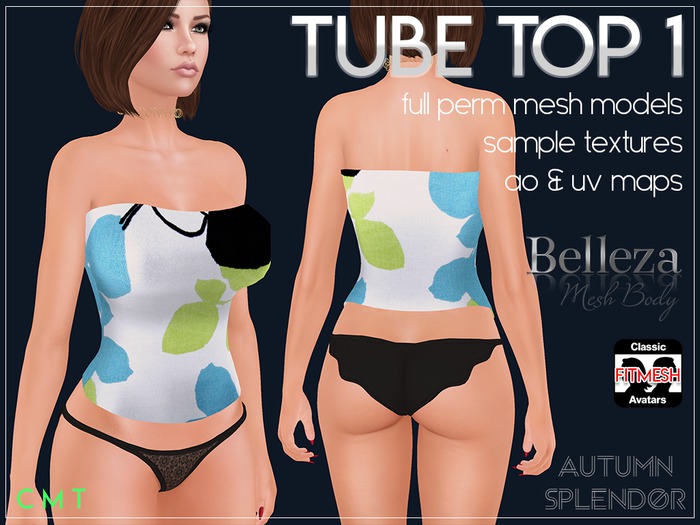 ::AS:: Full Perm Tube Top 1