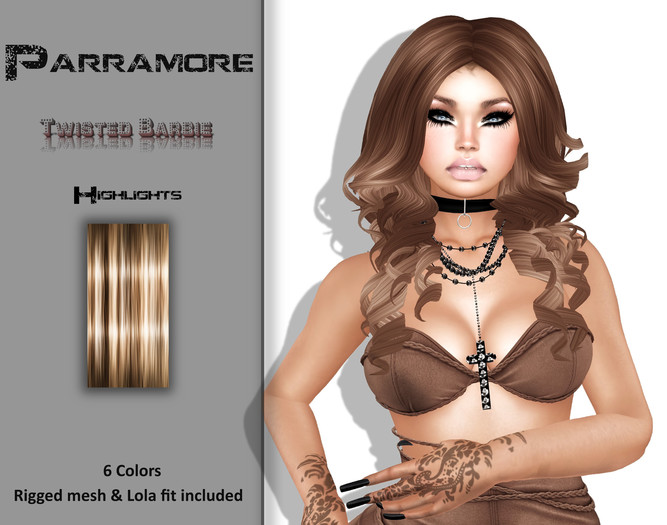 [.Twisted Barbie.]-Parramore Hair *Highlights*
