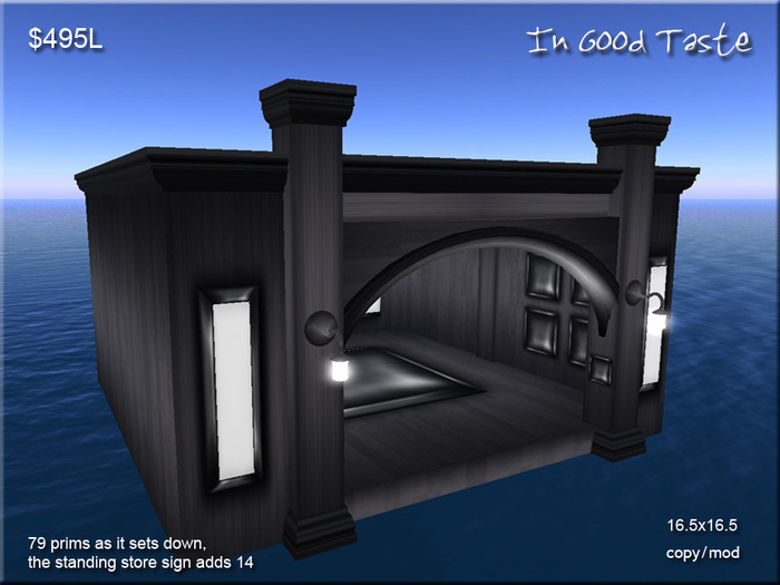 Small Commercial Store Black