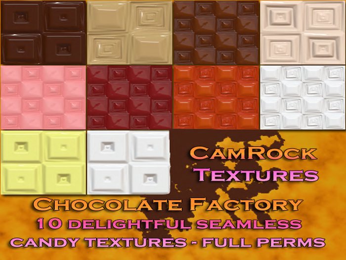 CamRock Textures - Food - Chocolate Factory