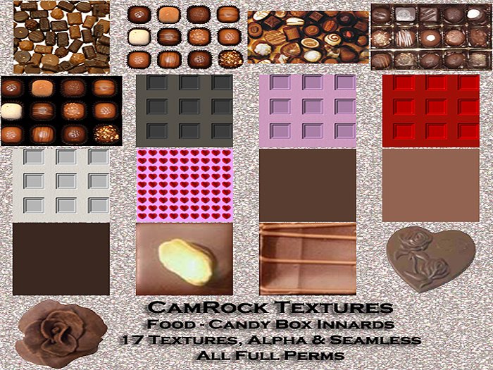 CamRock Textures Food - Candy Box Insides