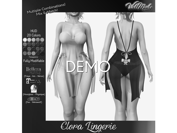 [WellMade] Elora Lingerie DEMO