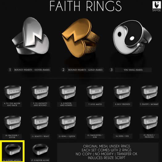 16. :BAMSE: Faith Rings - Loving Myself (Single)
