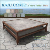 [CIRCA] - "KAIU COAST" Centre Table - Teak