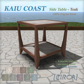 [CIRCA] - "KAIU COAST" Side Table - Teak