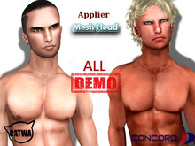 :::CONCORD::: CATWA mesh head appliers ALL DEMO (wear me)