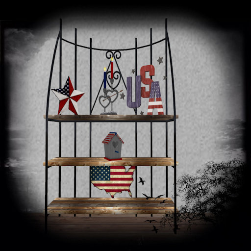 BO Americana Bakers Rack 6 Prims