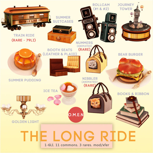 O.M.E.N - The Long Ride - Nummers (animated) - RARE