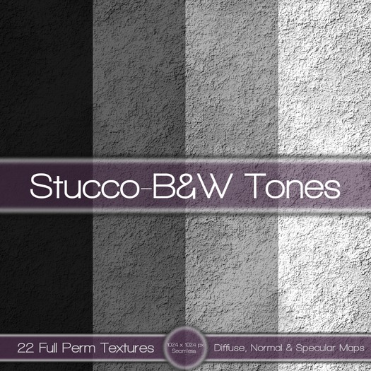{L} Stucco-B&W Tones