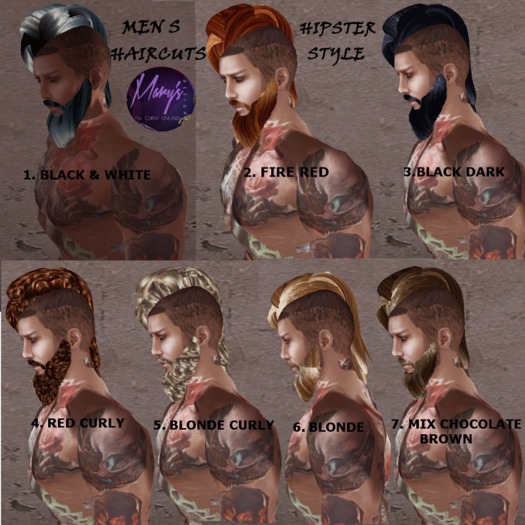 Josh hair fire Red - Men`s style