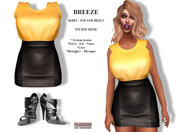 [F] Breeze Outfit Gold