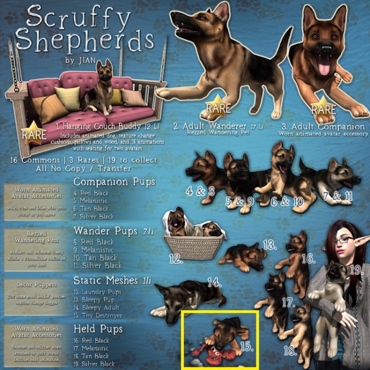 JIAN Scruffy Shepherds 15. Toy Destroyer