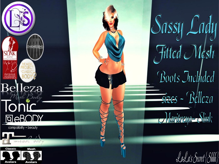 .~LS~SASSY LADY WITH BOOTS