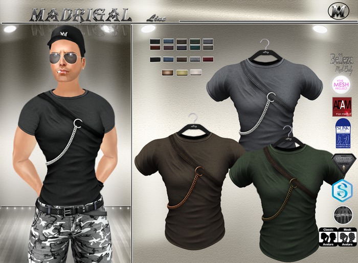 MADRIGAL:.MARLON SHIRT  3 (Three) Variants