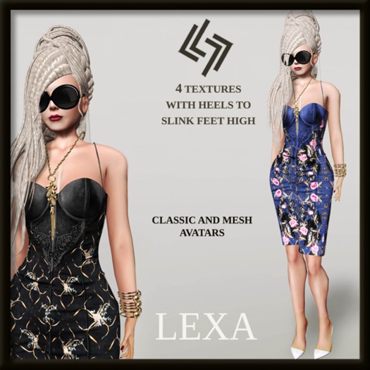 LEGENDAIRE LEXA DRESS with HEELS