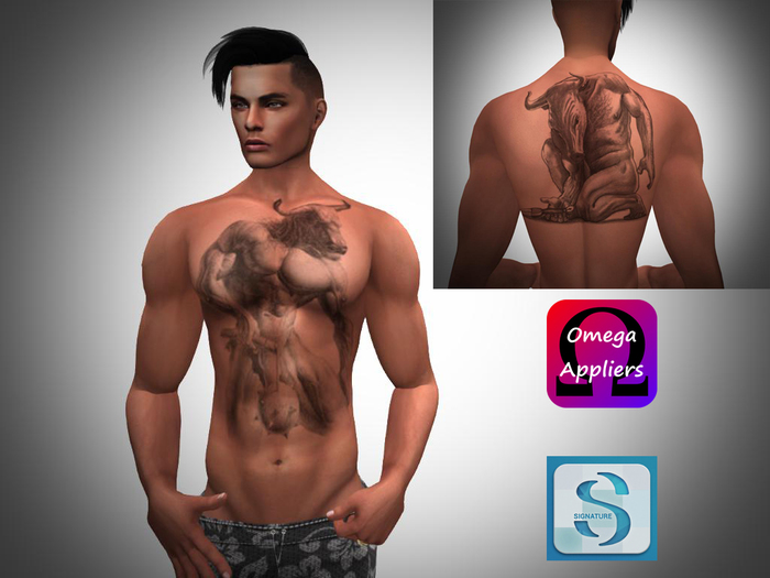 Tattoo Minotaur Omega Signature