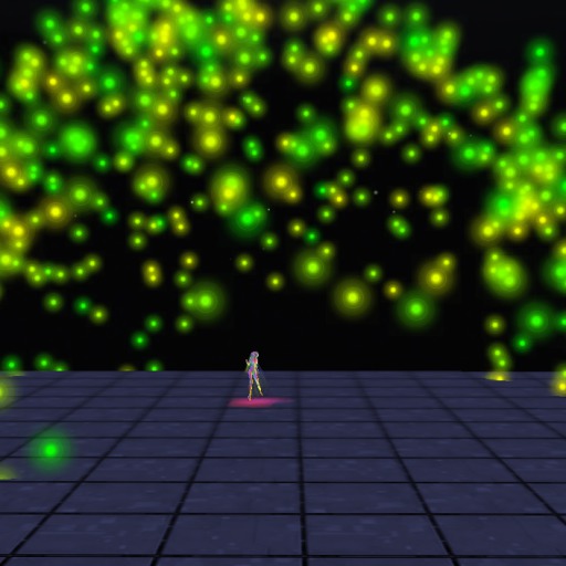 PARTICLE YELLOW TO GREEN LARGE