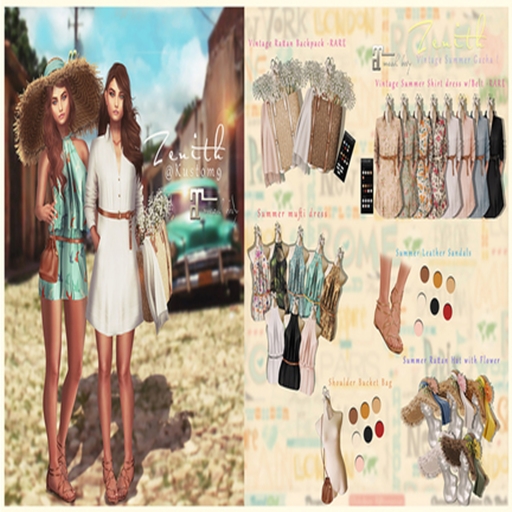 =Zenith=Shoulder Bucket Bag (Rose) rigged