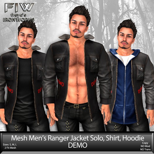 Mens Mens Ranger Jacket w/ Hoodie - Demo