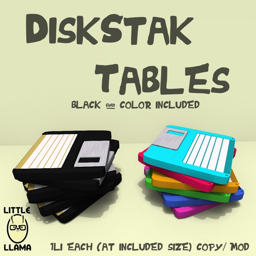 Little Llama - DiskStak Table