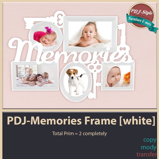 PDJ-Memories Frame [white] Box