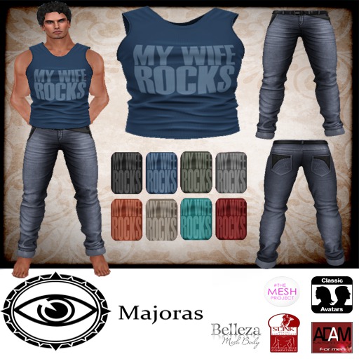 Majoras My Wife Rocks Tank & Jeans