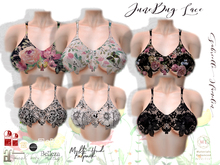 .::Pretty Junebug Lace Crop::. HUD Fatpack