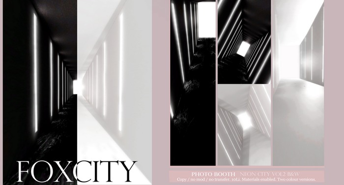 FOXCITY. Photo Booth - Neon City VOL2 BW (Boxed. HUD - Wear Me)