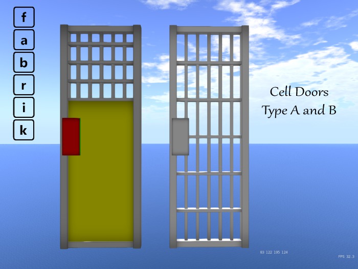 Mesh Prison Doors Full Perm