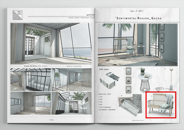:HAIKEI: Sentimental Reason  gacha / {5}