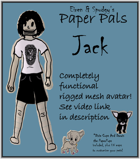[u] Paper Pals Pack - Male