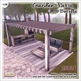 [V/W] Garden Patio Betulla - Covered terrace with lounging & BBQ; multiple sits on sofa
