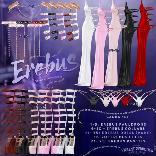 Violent Seduction - Erebus Collar (Red)