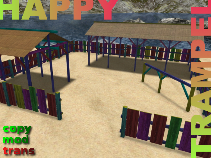 HAPPY RANCH - MESH RANCH - PASTEL - APPROX 14X14M